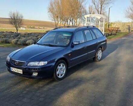 Синий Мазда 626, объемом двигателя 2 л и пробегом 290 тыс. км за 2900 $, фото 1 на Automoto.ua