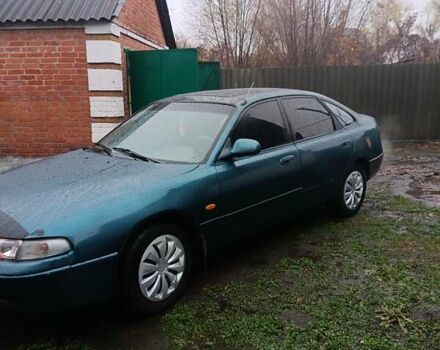 Зеленый Мазда 626, объемом двигателя 1.99 л и пробегом 350 тыс. км за 1000 $, фото 1 на Automoto.ua