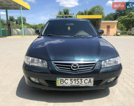 Зеленый Мазда 626, объемом двигателя 2 л и пробегом 304 тыс. км за 2900 $, фото 2 на Automoto.ua