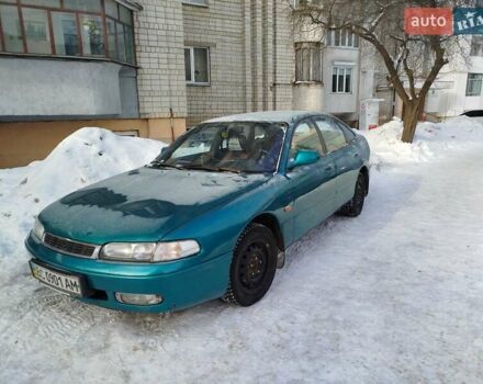 Зеленый Мазда 626, объемом двигателя 1.8 л и пробегом 228 тыс. км за 1800 $, фото 1 на Automoto.ua