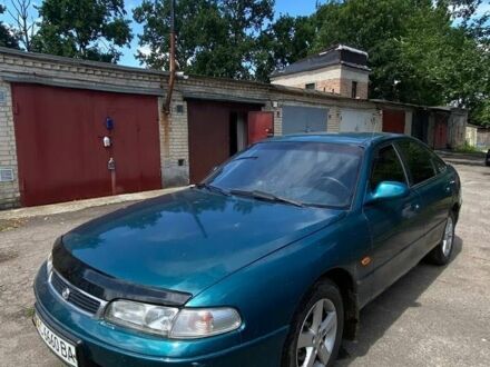 Зеленый Мазда 626, объемом двигателя 1.8 л и пробегом 350 тыс. км за 1070 $, фото 1 на Automoto.ua