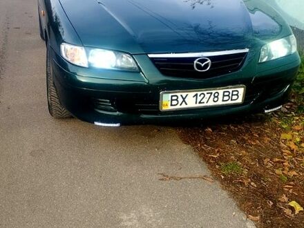 Зеленый Мазда 626, объемом двигателя 1.8 л и пробегом 243 тыс. км за 3400 $, фото 1 на Automoto.ua