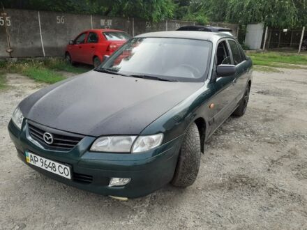 Зеленый Мазда 626, объемом двигателя 1.8 л и пробегом 350 тыс. км за 3200 $, фото 1 на Automoto.ua