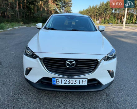Белый Мазда СХ-3, объемом двигателя 2 л и пробегом 147 тыс. км за 16300 $, фото 1 на Automoto.ua