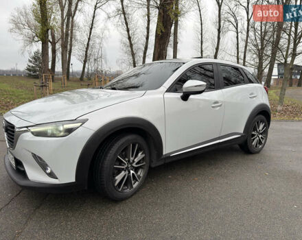 Белый Мазда СХ-3, объемом двигателя 2 л и пробегом 123 тыс. км за 14300 $, фото 1 на Automoto.ua