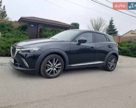 Черный Мазда СХ-3, объемом двигателя 2 л и пробегом 90 тыс. км за 17300 $, фото 1 на Automoto.ua