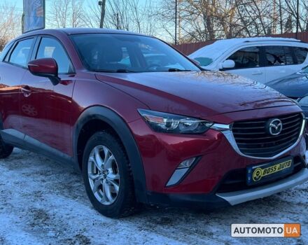 Красный Мазда СХ-3, объемом двигателя 2 л и пробегом 155 тыс. км за 13799 $, фото 1 на Automoto.ua