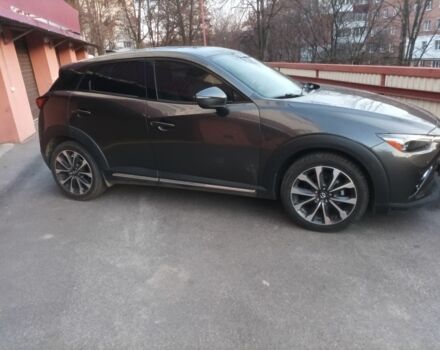 Серый Мазда СХ-3, объемом двигателя 2 л и пробегом 65 тыс. км за 14500 $, фото 1 на Automoto.ua