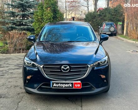 Синій Мазда СХ-3, об'ємом двигуна 2 л та пробігом 76 тис. км за 19790 $, фото 1 на Automoto.ua