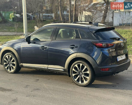 Синий Мазда СХ-3, объемом двигателя 2 л и пробегом 96 тыс. км за 17999 $, фото 1 на Automoto.ua