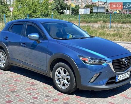 Синій Мазда СХ-3, об'ємом двигуна 2 л та пробігом 35 тис. км за 16800 $, фото 1 на Automoto.ua