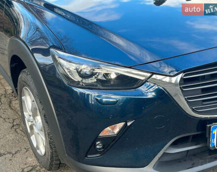 Синий Мазда СХ-3, объемом двигателя 2 л и пробегом 76 тыс. км за 19790 $, фото 3 на Automoto.ua