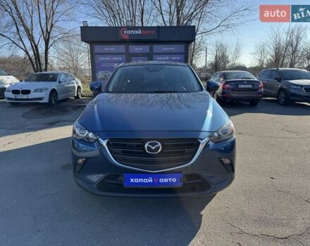 Синий Мазда СХ-3, объемом двигателя 2 л и пробегом 37 тыс. км за 16500 $, фото 1 на Automoto.ua