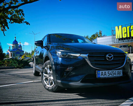 Синий Мазда СХ-3, объемом двигателя 2 л и пробегом 76 тыс. км за 19500 $, фото 1 на Automoto.ua