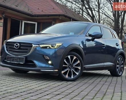 Синий Мазда СХ-3, объемом двигателя 1.8 л и пробегом 86 тыс. км за 21999 $, фото 1 на Automoto.ua