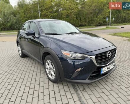 Синий Мазда СХ-3, объемом двигателя 2 л и пробегом 44 тыс. км за 14800 $, фото 1 на Automoto.ua