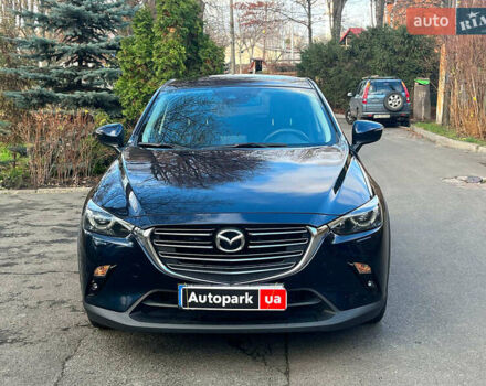 Синий Мазда СХ-3, объемом двигателя 2 л и пробегом 76 тыс. км за 19790 $, фото 1 на Automoto.ua