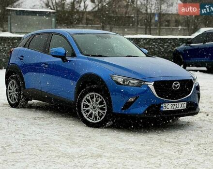 Синий Мазда СХ-3, объемом двигателя 2 л и пробегом 177 тыс. км за 13400 $, фото 1 на Automoto.ua
