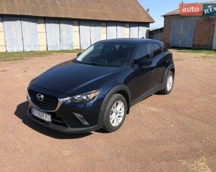 Синий Мазда СХ-3, объемом двигателя 2 л и пробегом 184 тыс. км за 14999 $, фото 1 на Automoto.ua
