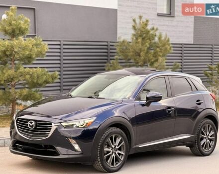 Синий Мазда СХ-3, объемом двигателя 2 л и пробегом 182 тыс. км за 12500 $, фото 1 на Automoto.ua