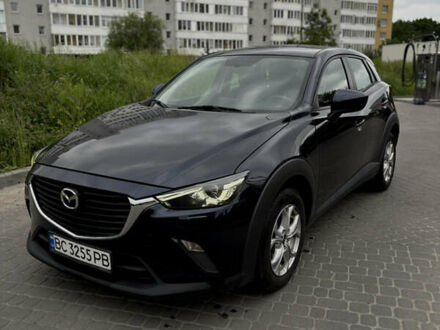 Синий Мазда СХ-3, объемом двигателя 2 л и пробегом 136 тыс. км за 12800 $, фото 1 на Automoto.ua