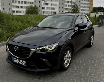 Синий Мазда СХ-3, объемом двигателя 2 л и пробегом 136 тыс. км за 12800 $, фото 1 на Automoto.ua