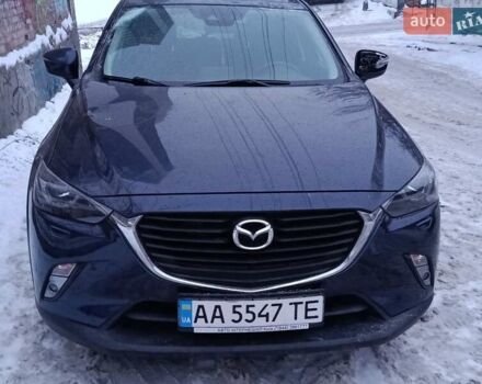 Синій Мазда СХ-3, об'ємом двигуна 2 л та пробігом 40 тис. км за 12500 $, фото 1 на Automoto.ua