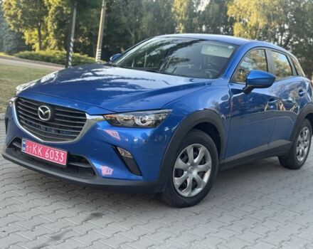Синий Мазда СХ-3, объемом двигателя 2 л и пробегом 94 тыс. км за 11999 $, фото 1 на Automoto.ua