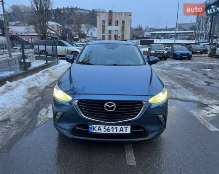 Синий Мазда СХ-3, объемом двигателя 2 л и пробегом 173 тыс. км за 16000 $, фото 1 на Automoto.ua