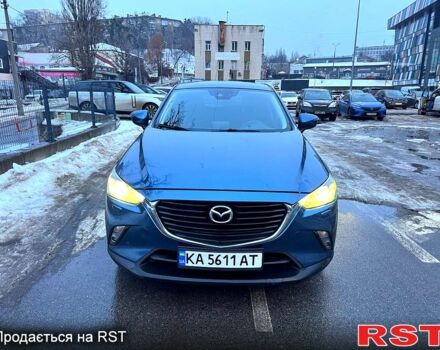Синий Мазда СХ-3, объемом двигателя 2 л и пробегом 170 тыс. км за 15000 $, фото 1 на Automoto.ua