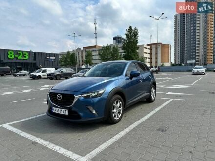 Синий Мазда СХ-3, объемом двигателя 2 л и пробегом 170 тыс. км за 14000 $, фото 1 на Automoto.ua