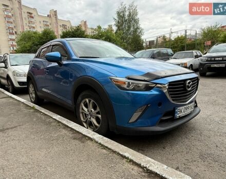 Синий Мазда СХ-3, объемом двигателя 2 л и пробегом 180 тыс. км за 12990 $, фото 1 на Automoto.ua