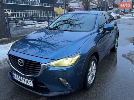 Синий Мазда СХ-3, объемом двигателя 2 л и пробегом 170 тыс. км за 15000 $, фото 1 на Automoto.ua