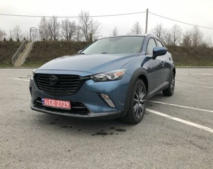 Синій Мазда СХ-3, об'ємом двигуна 2 л та пробігом 100 тис. км за 16500 $, фото 1 на Automoto.ua