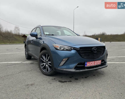 Синій Мазда СХ-3, об'ємом двигуна 2 л та пробігом 98 тис. км за 16500 $, фото 1 на Automoto.ua
