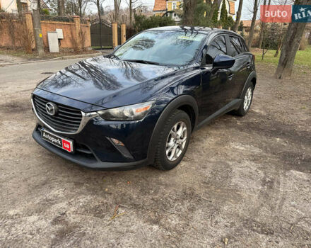 Синий Мазда СХ-3, объемом двигателя 2 л и пробегом 98 тыс. км за 12490 $, фото 1 на Automoto.ua