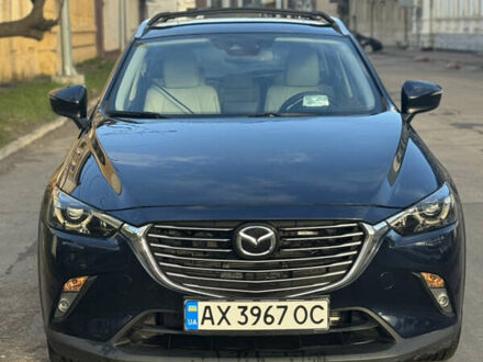 Синій Мазда СХ-3, об'ємом двигуна 2 л та пробігом 96 тис. км за 17999 $, фото 1 на Automoto.ua