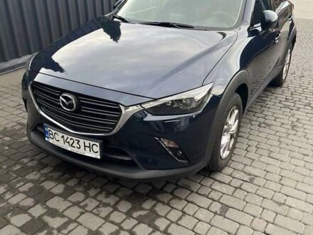 Синий Мазда СХ-3, объемом двигателя 2 л и пробегом 43 тыс. км за 20499 $, фото 1 на Automoto.ua