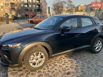 Синий Мазда СХ-3, объемом двигателя 2 л и пробегом 46 тыс. км за 16674 $, фото 1 на Automoto.ua