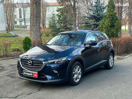 Синій Мазда СХ-3, об'ємом двигуна 2 л та пробігом 76 тис. км за 19790 $, фото 1 на Automoto.ua