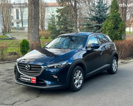 Синий Мазда СХ-3, объемом двигателя 2 л и пробегом 76 тыс. км за 19790 $, фото 1 на Automoto.ua