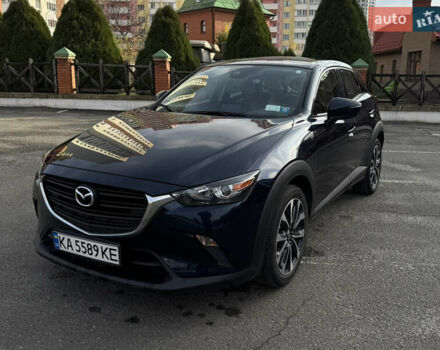 Синий Мазда СХ-3, объемом двигателя 2 л и пробегом 53 тыс. км за 14700 $, фото 1 на Automoto.ua