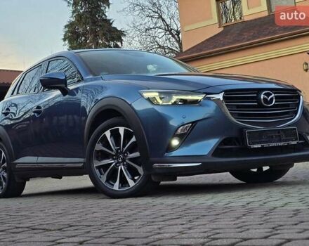 Синий Мазда СХ-3, объемом двигателя 1.8 л и пробегом 86 тыс. км за 21999 $, фото 1 на Automoto.ua