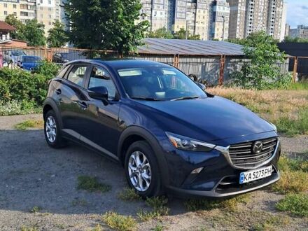 Синий Мазда СХ-3, объемом двигателя 2 л и пробегом 91 тыс. км за 16490 $, фото 1 на Automoto.ua