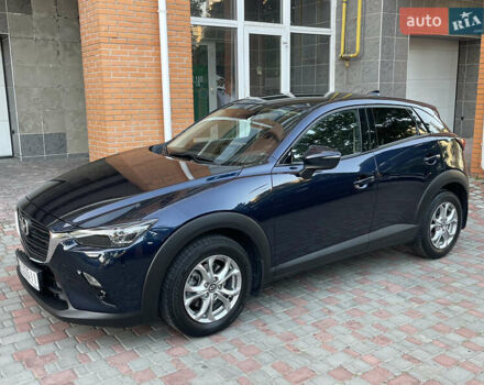 Синий Мазда СХ-3, объемом двигателя 2 л и пробегом 29 тыс. км за 21400 $, фото 1 на Automoto.ua
