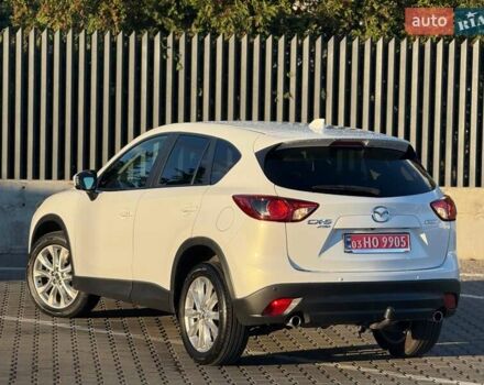 Мазда СХ-5 2014 в Луцке на Automoto.ua Белый Мазда СХ-5, объемом двигателя 2.2 л и пробегом 216 тыс. км за 13799 $, фото 5 на Automoto.ua