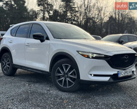 Белый Мазда СХ-5, объемом двигателя 2.5 л и пробегом 92 тыс. км за 18500 $, фото 1 на Automoto.ua
