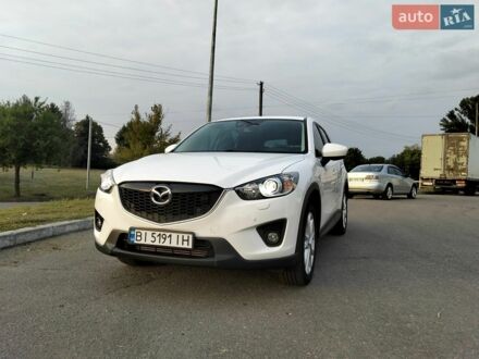 Белый Мазда СХ-5, объемом двигателя 2.2 л и пробегом 189 тыс. км за 13500 $, фото 1 на Automoto.ua