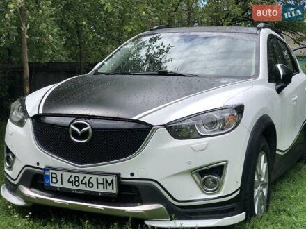 Белый Мазда СХ-5, объемом двигателя 2.2 л и пробегом 255 тыс. км за 12800 $, фото 1 на Automoto.ua