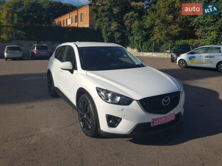 Белый Мазда СХ-5, объемом двигателя 2.2 л и пробегом 168 тыс. км за 15200 $, фото 1 на Automoto.ua
